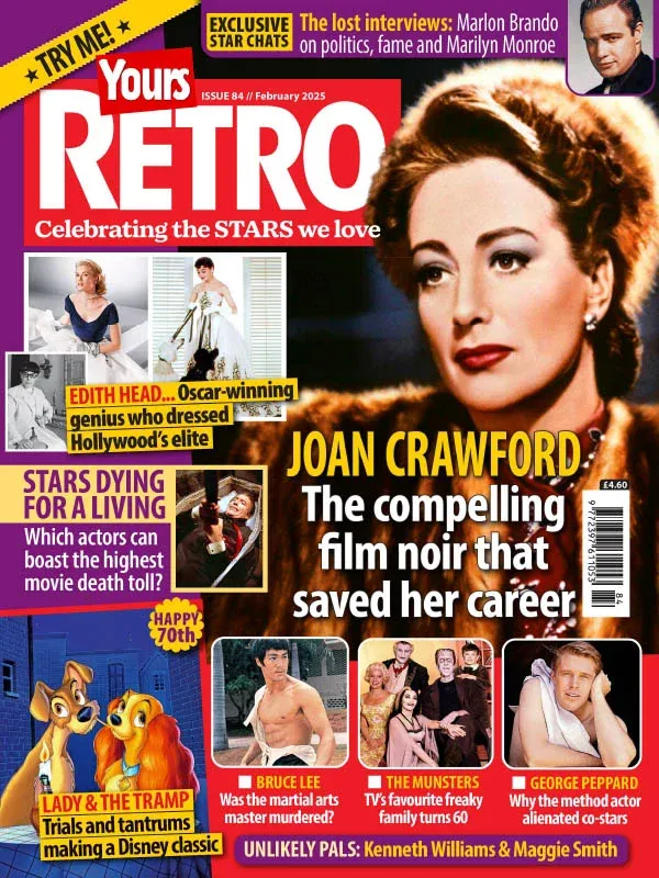 YOURS RETRO magazine side cover Issue 84  February 2025