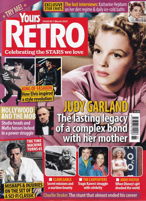 YOURS RETRO magazine side cover Issue 85  March 2025