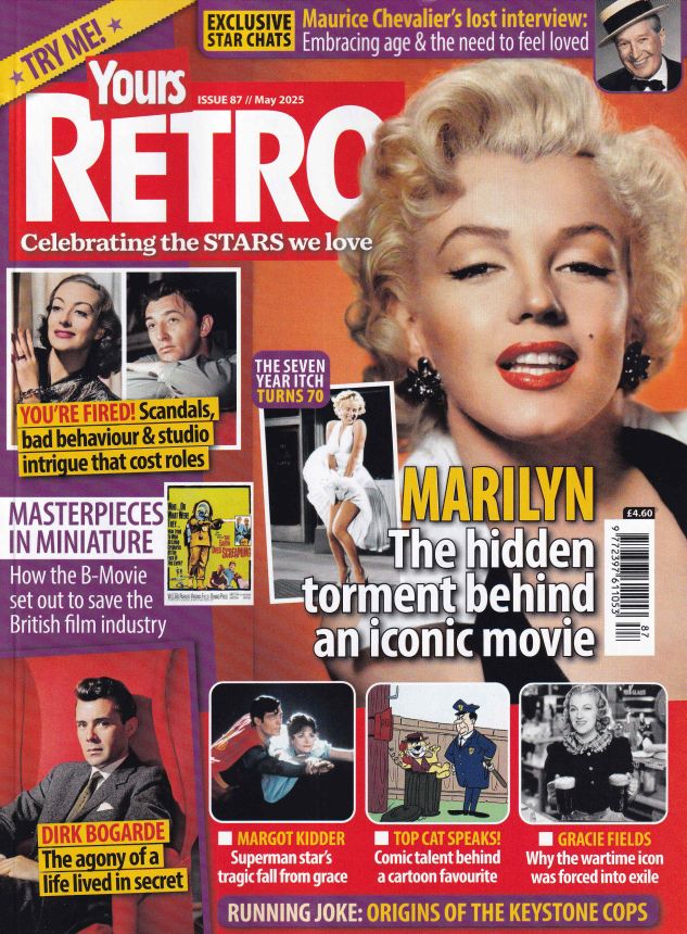 YOURS RETRO magazine side cover Issue 87  May 2025