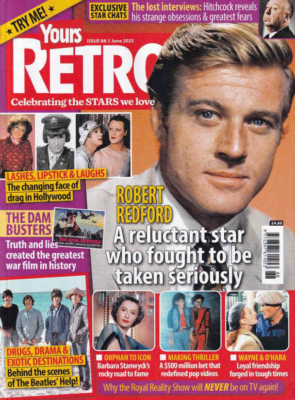 YOURS RETRO magazine side cover Issue 88  June 2025