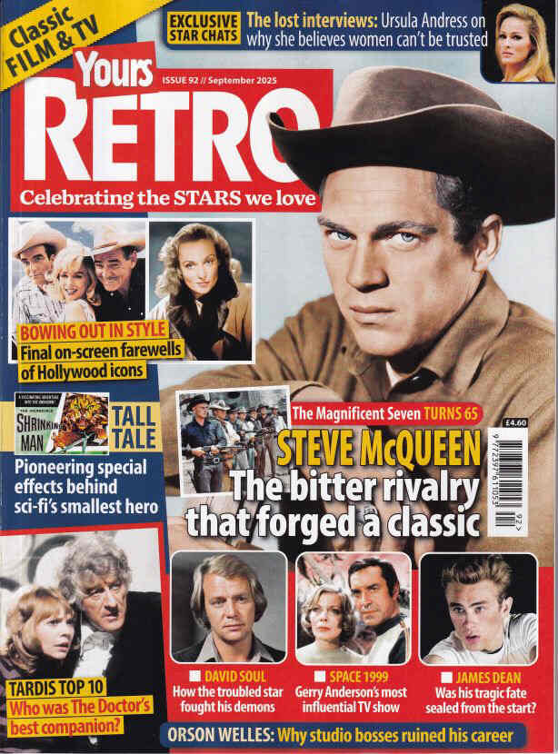 YOURS RETRO magazine side cover Issue 92  September 2025