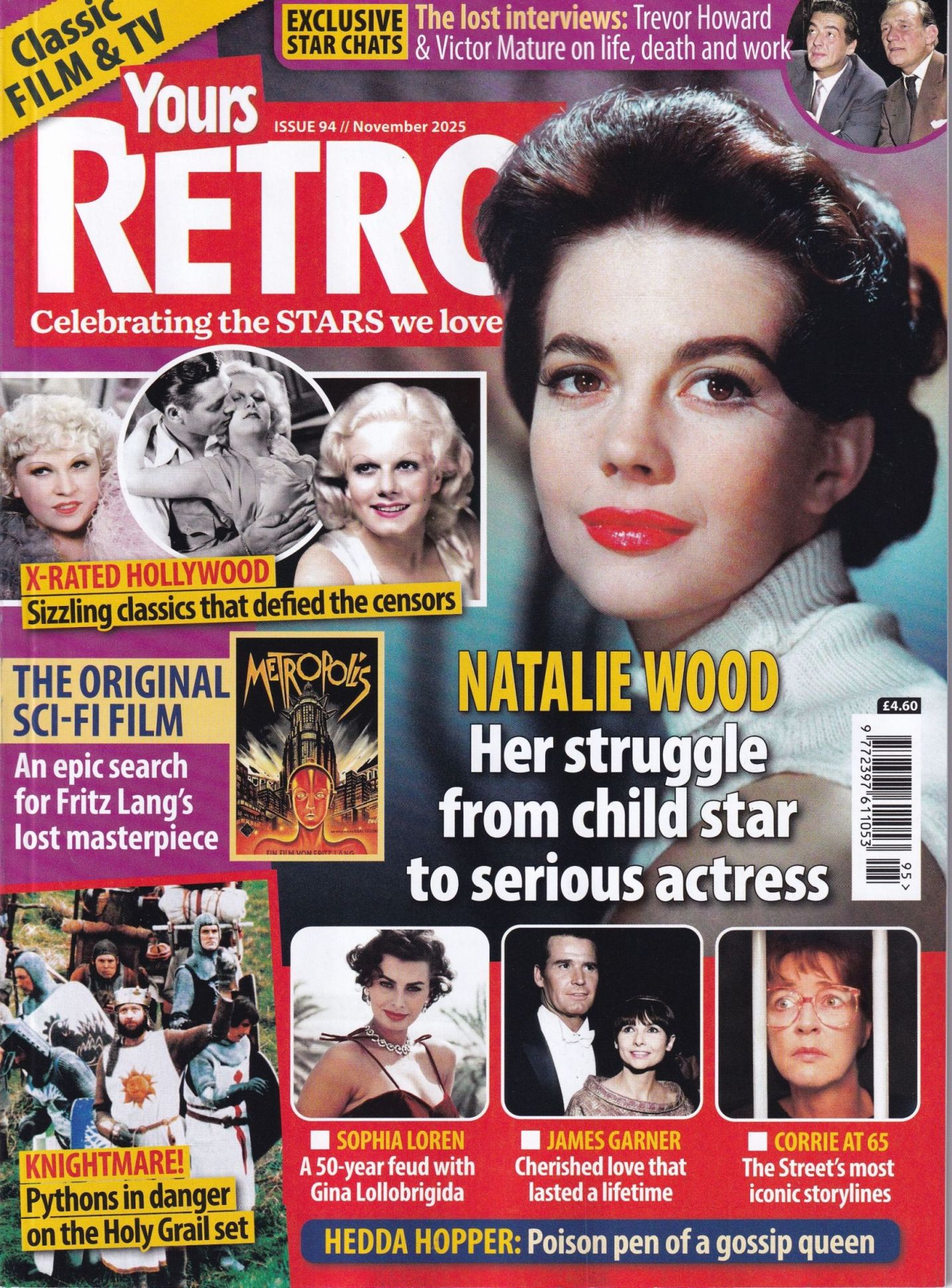 YOURS RETRO magazine side cover Issue 94  November 2025
