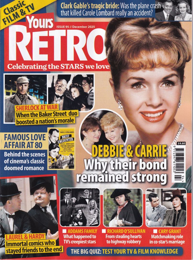 YOURS RETRO magazine side cover Issue 95  December 2025