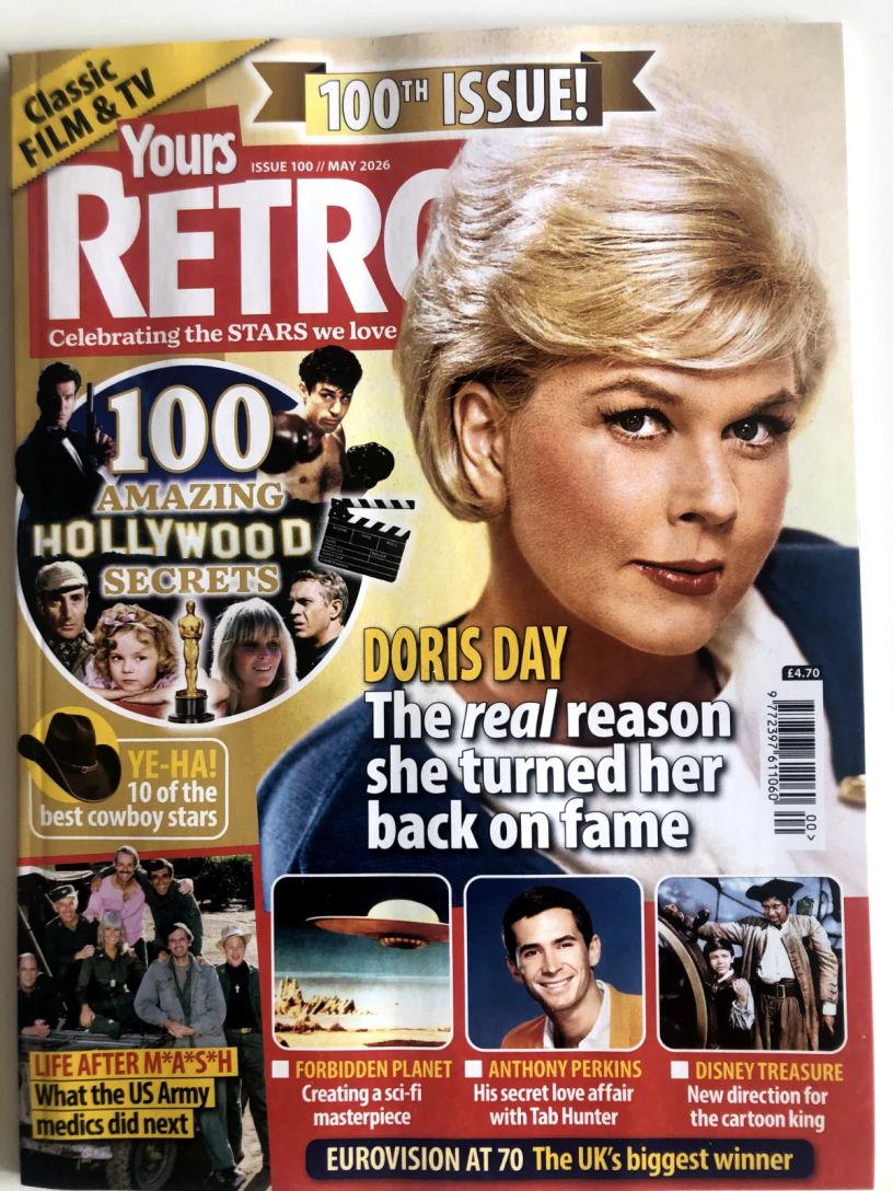 YOURS RETRO magazine side cover Issue 100  May 2026