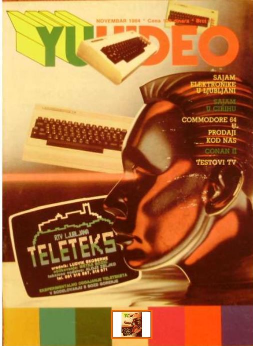 YU VIDEO magazine side cover Issue 11 November 1984