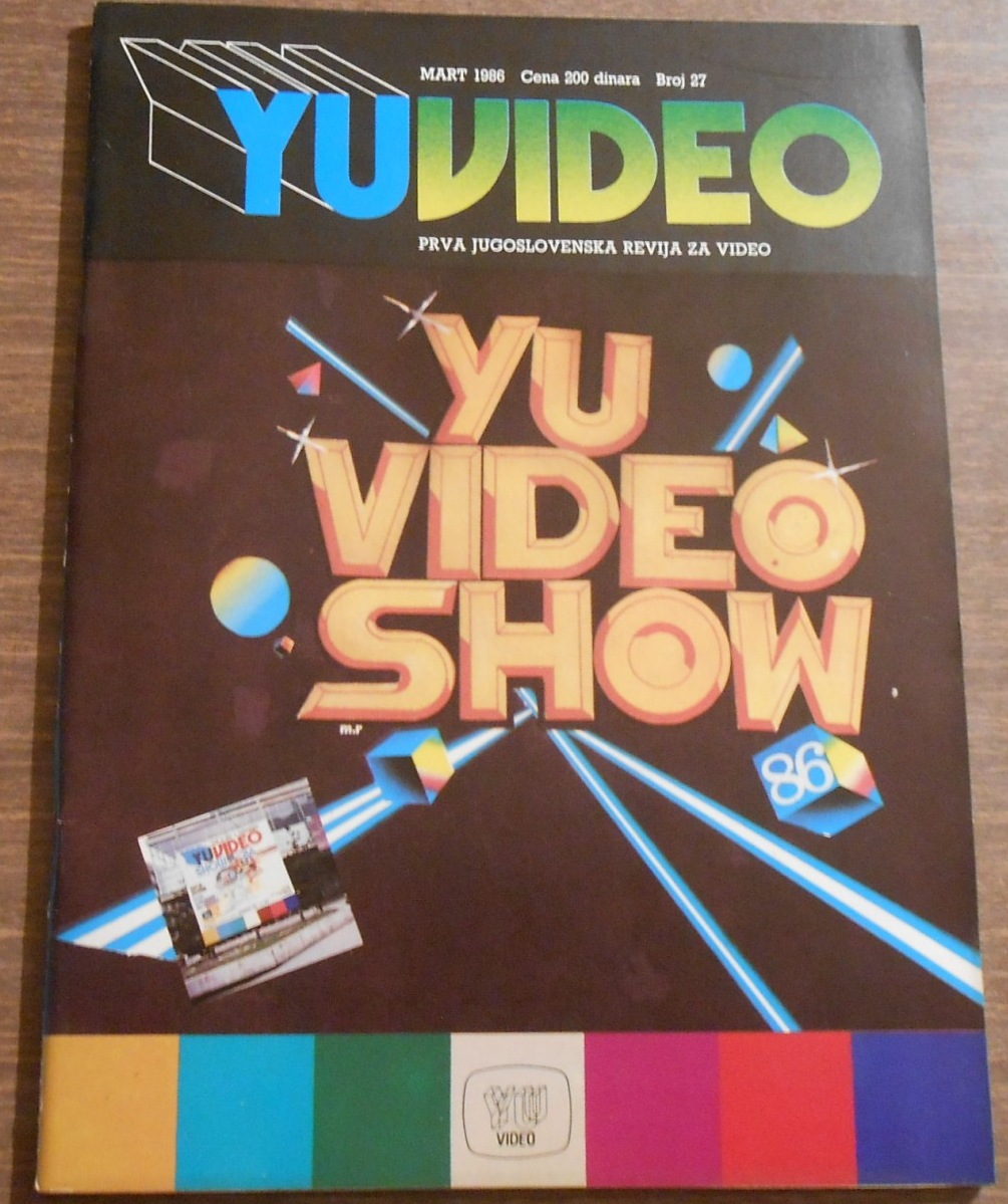 YU VIDEO magazine side cover Issue 27 March 1986