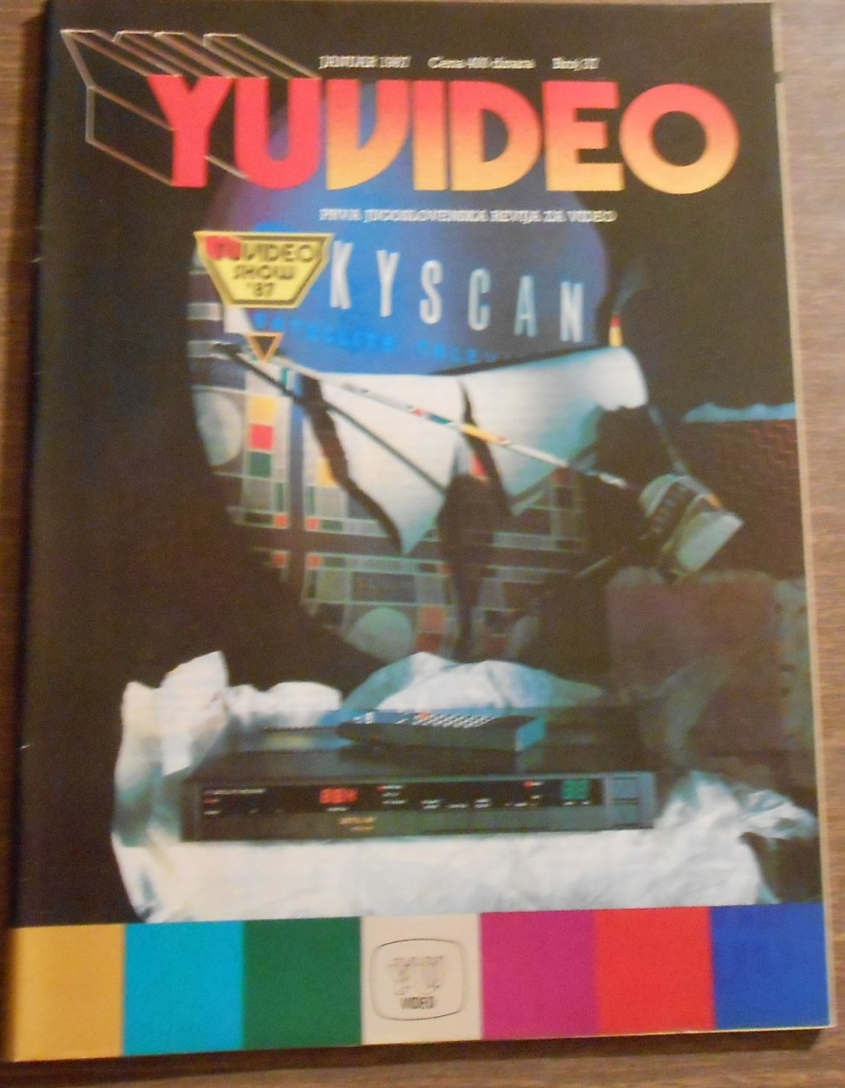 YU VIDEO magazine side cover Issue 37 January 1987