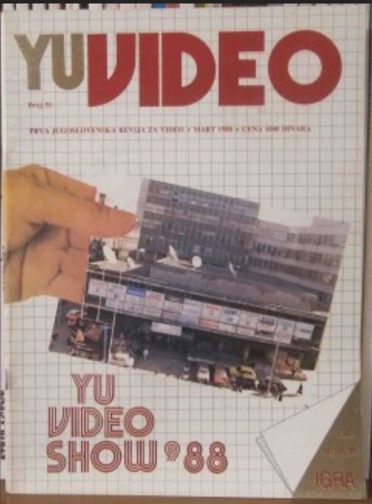 YU VIDEO magazine side cover Issue 51 March 1988