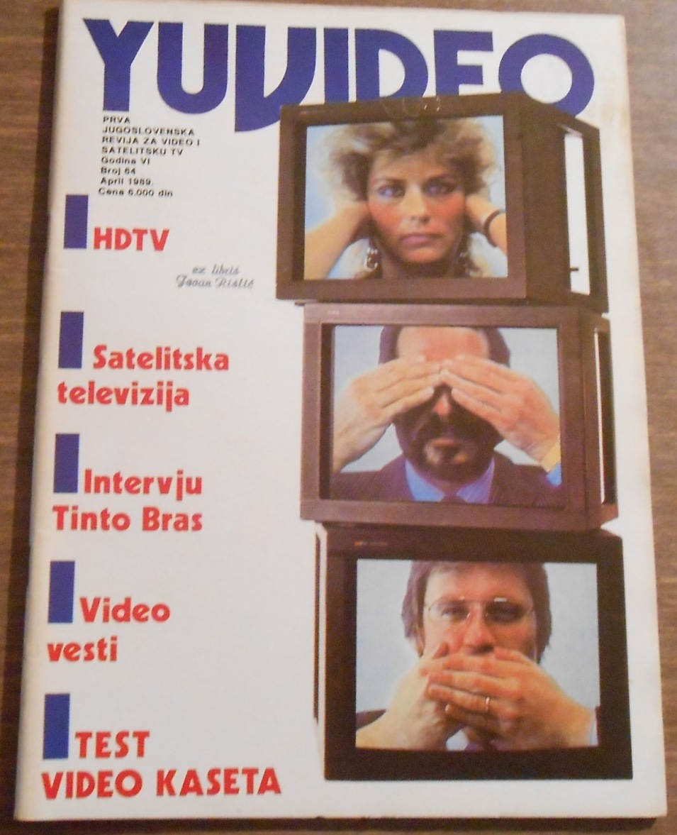 YU VIDEO magazine side cover Issue 64 April 1989