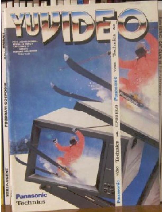 YU VIDEO magazine side cover Issue 74 February 1990