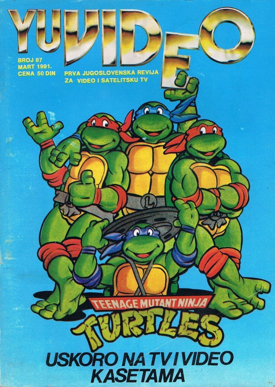 YU VIDEO magazine side cover Issue 87 March 1991