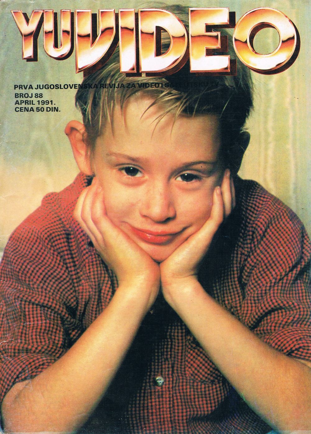 YU VIDEO magazine side cover Issue 88 April 1991