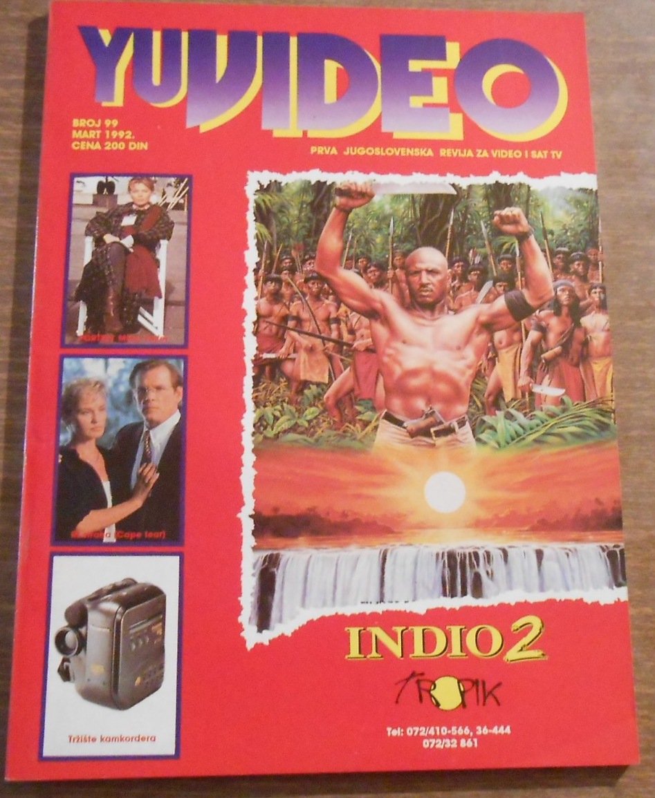 YU VIDEO magazine side cover Issue 99 March 1992