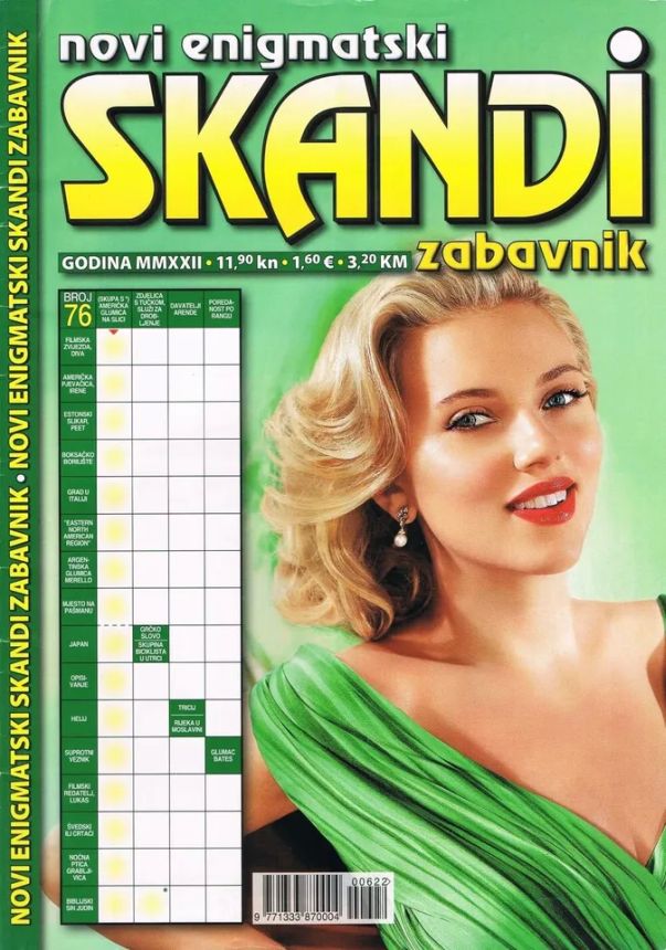 NOVI ENIGMATSKI SKANDI ZABAVNIK magazine side cover Issue 76   2022