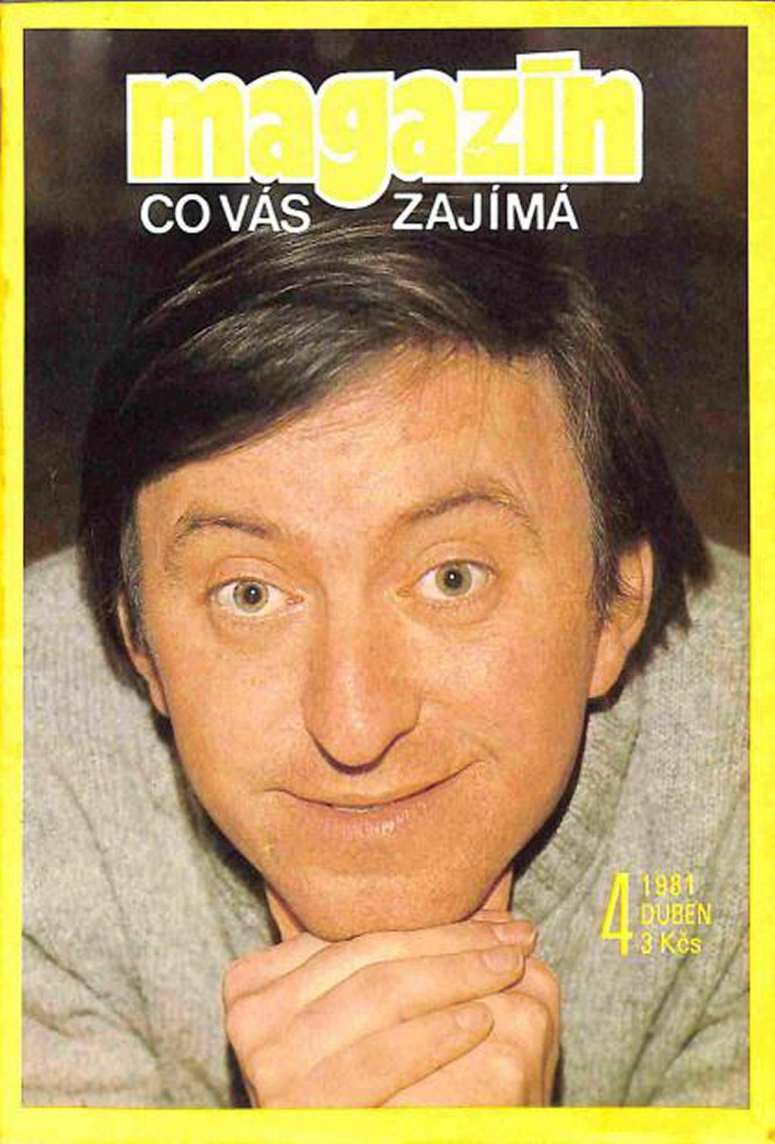 MAGAZIN CO VAS ZAJIMA magazine side cover Issue 4   1981