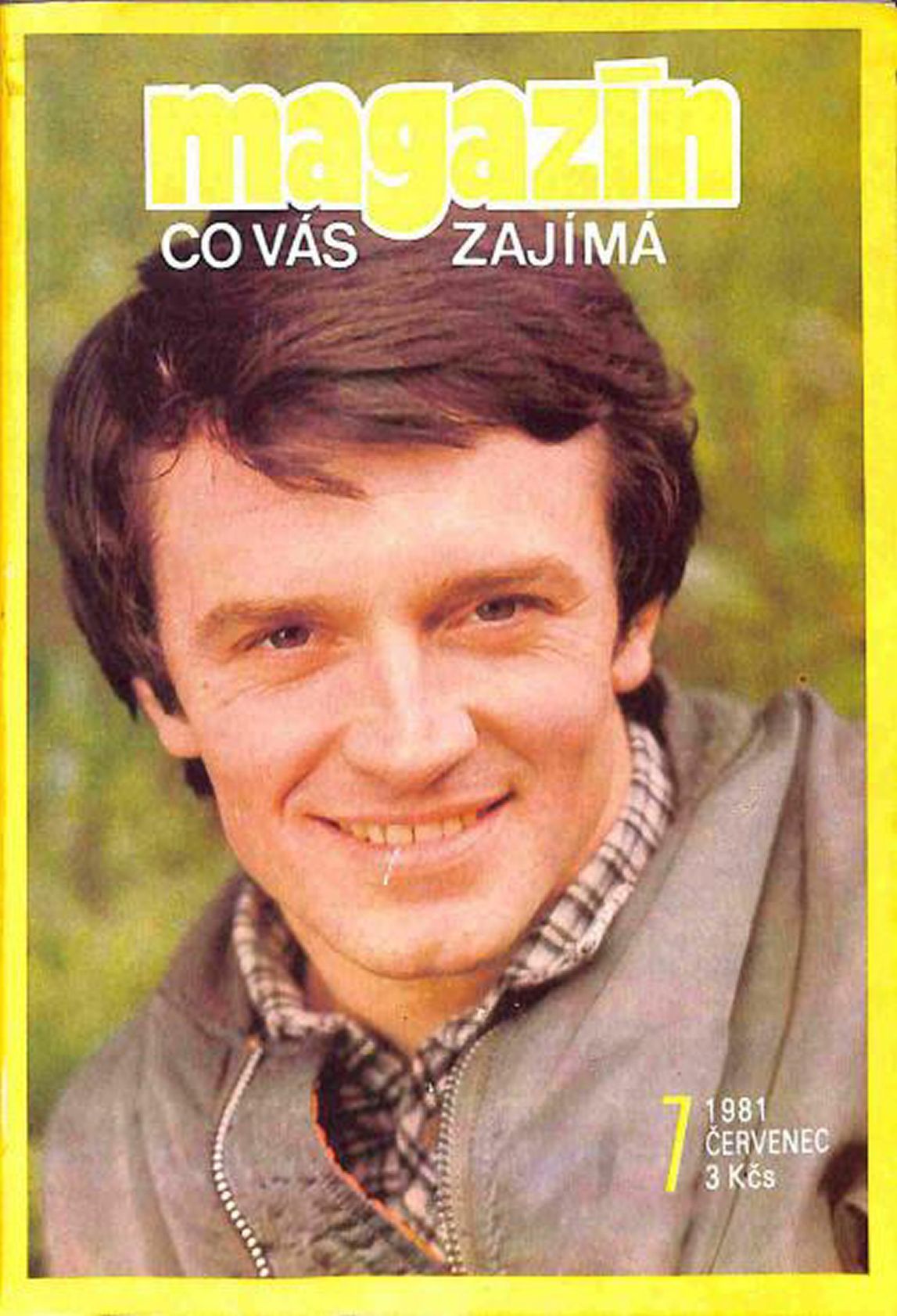 MAGAZIN CO VAS ZAJIMA magazine side cover Issue 7   1981