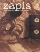 ZAPIS magazine side cover Issue 35  2001