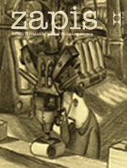 ZAPIS magazine side cover Issue 36  2001