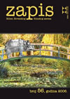 ZAPIS magazine side cover Issue 56  2007
