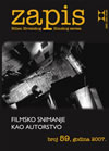 ZAPIS magazine side cover Issue 59  2007