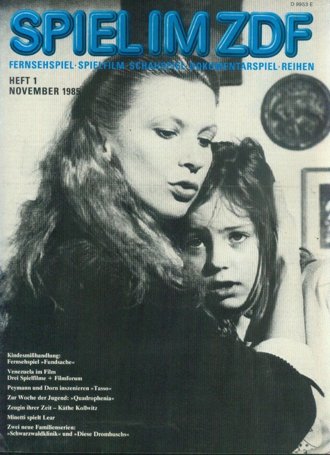 ZDF magazine side cover November 1985