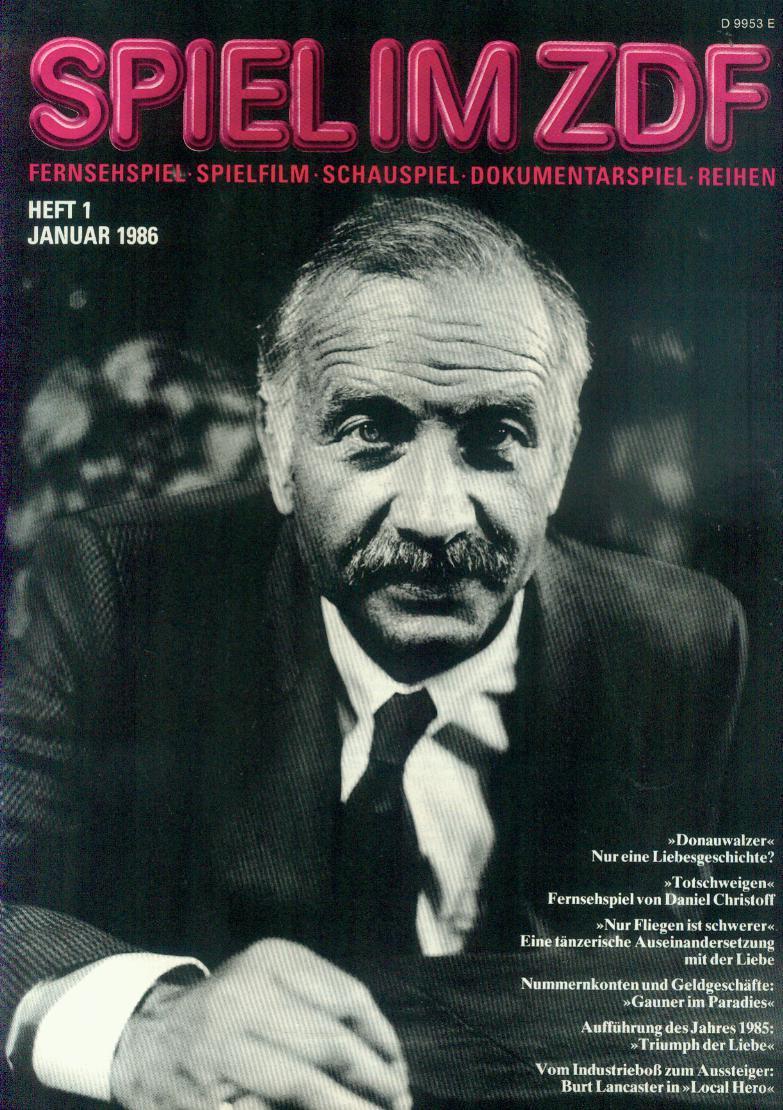 ZDF magazine side cover January 1986