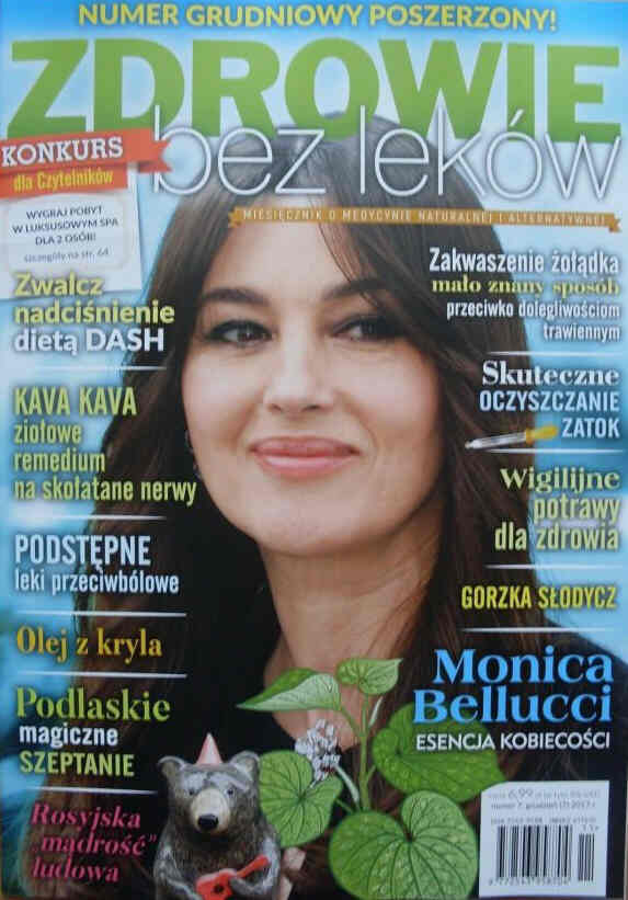 ZDROWIE BEZ LEKOW magazine side cover Issue 7  December 2017