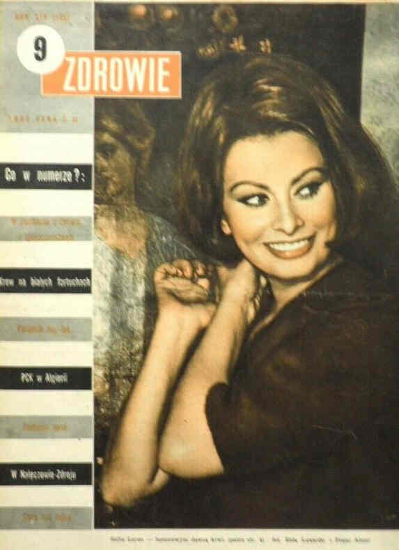 ZDROWIE magazine side cover Issue 9   1962
