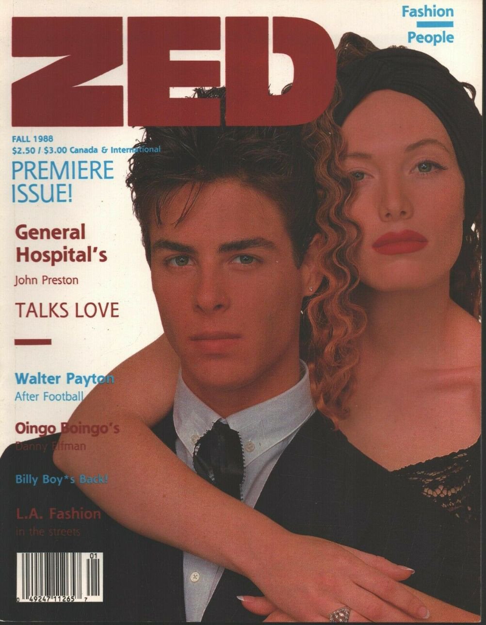 ZED magazine side cover Issue 1 Fall 1988