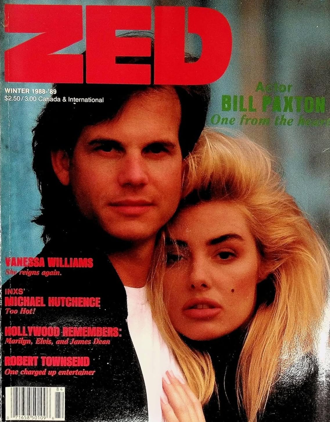 ZED magazine side cover Issue 2  Vol 1 # 2 Winter 1988