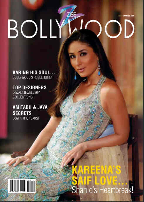 ZEE BOLLYWOOD magazine side cover November 2007
