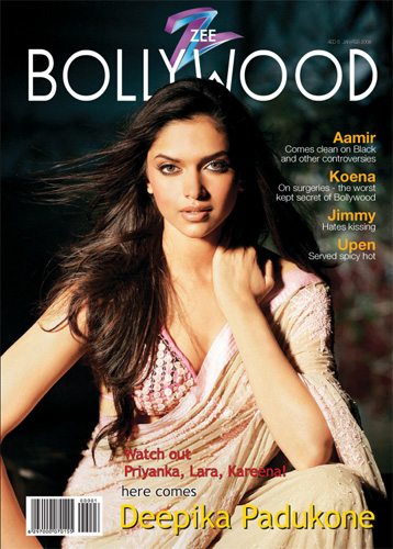 ZEE BOLLYWOOD magazine side cover January-February 2008