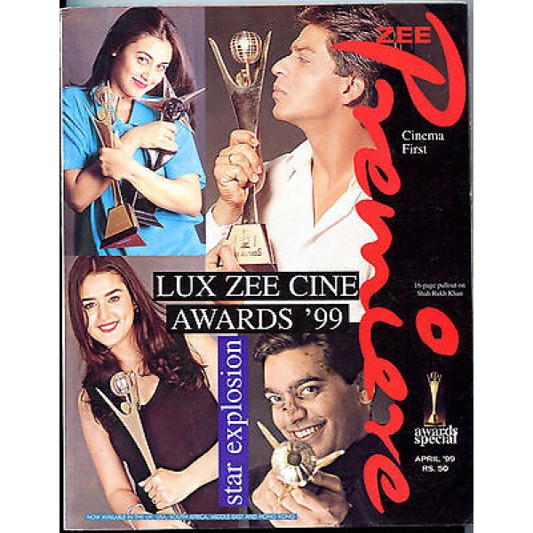 ZEE PREMIERE magazine side cover April 1999