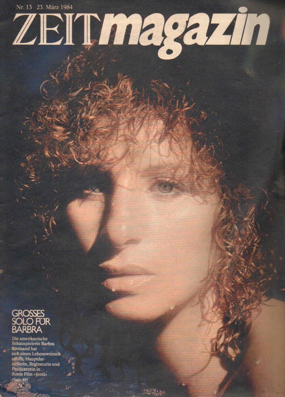 ZEITMAGAZIN magazine side cover Issue 13 23 March 1984
