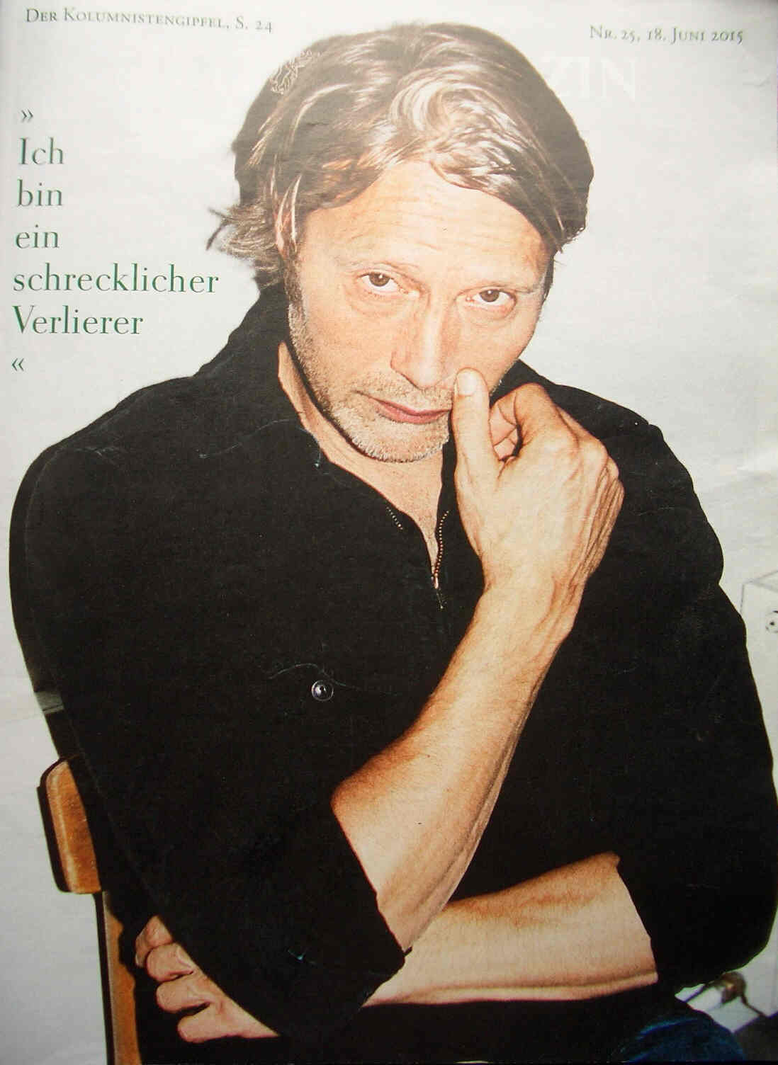 ZEITMAGAZIN magazine side cover Issue 25 18 June 2015