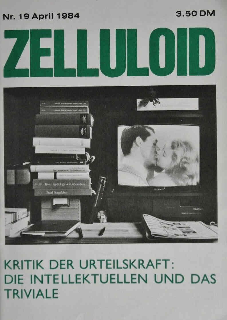 ZELLULOID magazine side cover Issue 19 April 1984