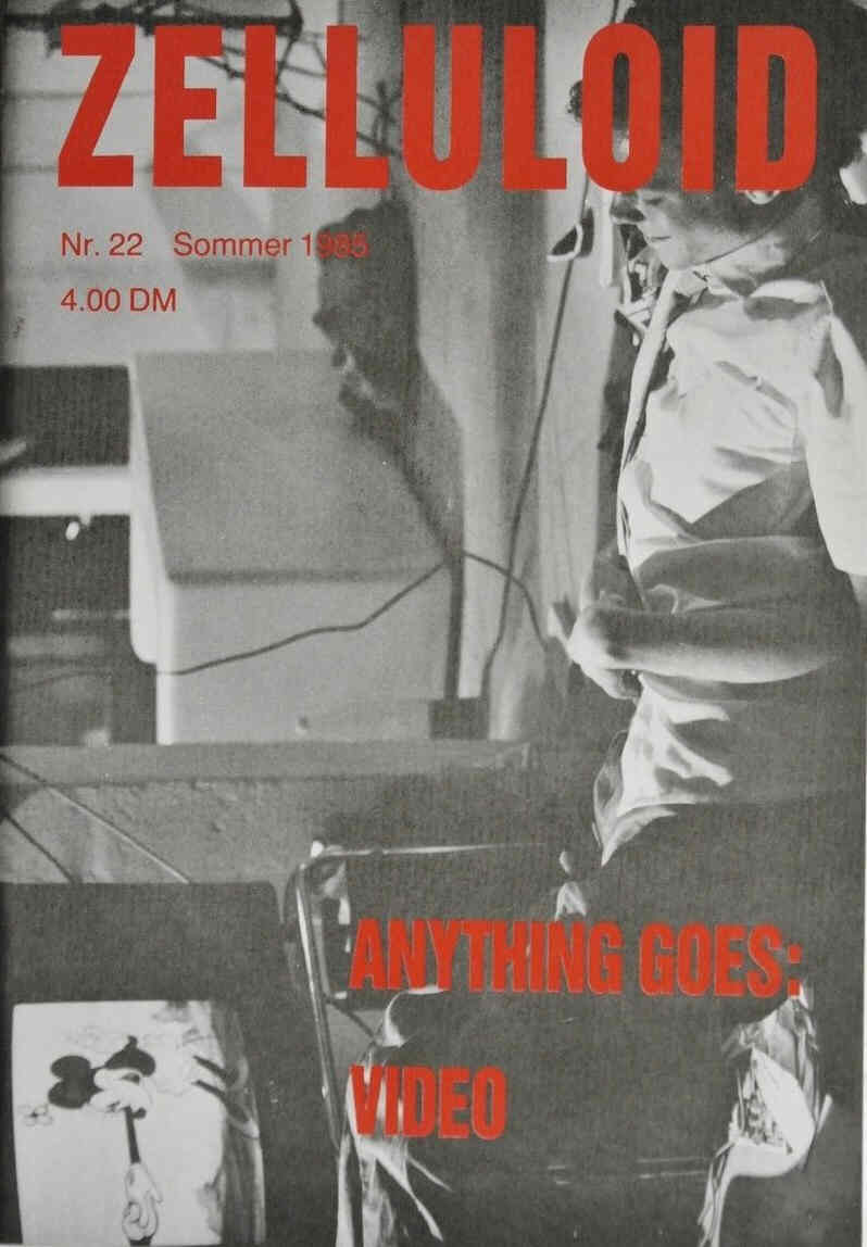 ZELLULOID magazine side cover Issue 22 Summer 1985