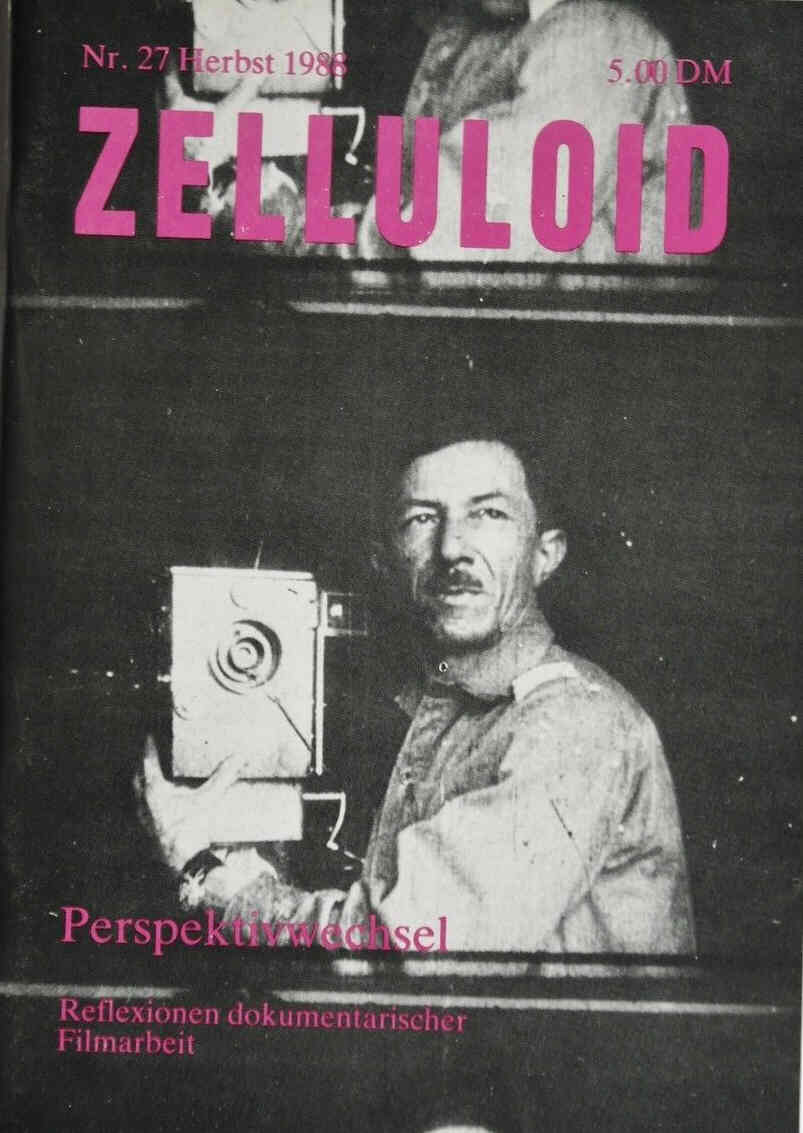 ZELLULOID magazine side cover Issue 27 Autumn 1988