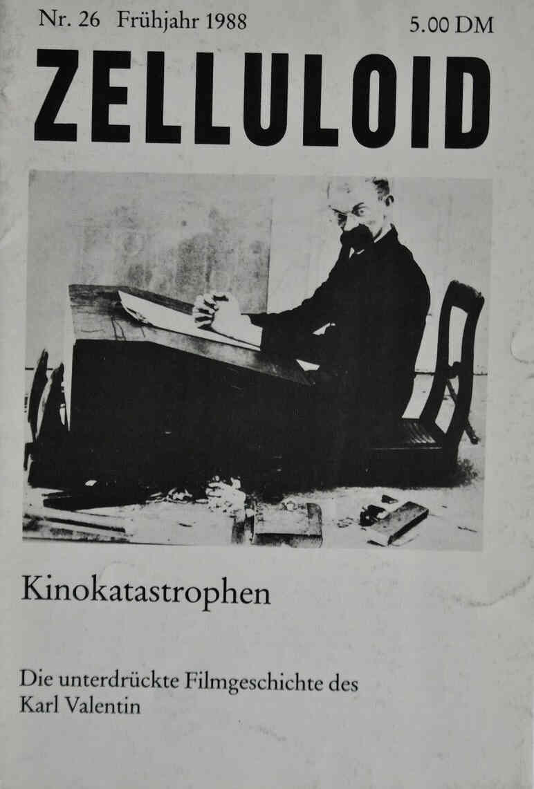 ZELLULOID magazine side cover Issue 26 Spring 1988