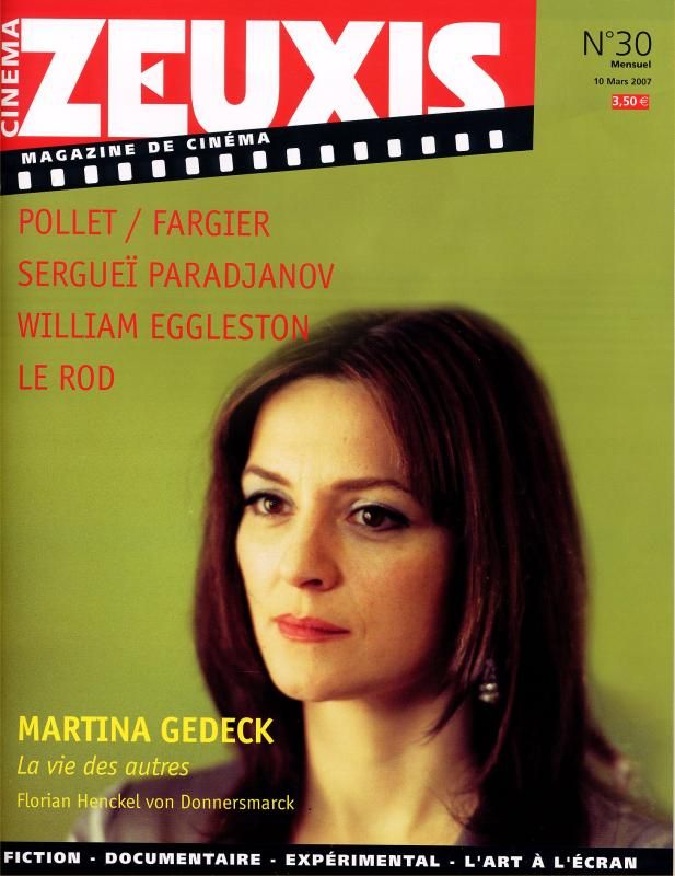 ZEUXIS magazine side cover Issue 30 March 2007
