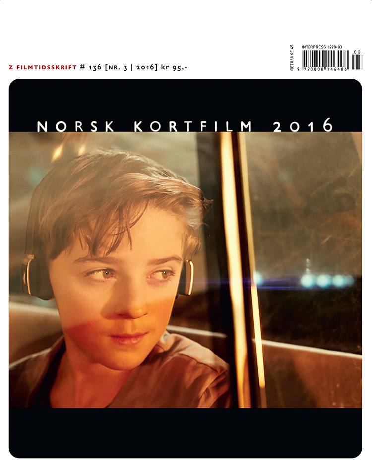 Z FILMTIDSSKRIFT magazine side cover Issue 136  2016