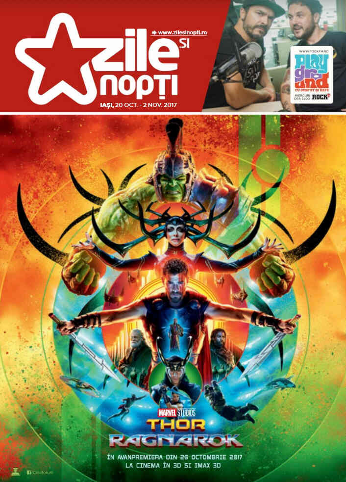 ZILE SI NOPTI magazine side cover 20 October-2 November 2017