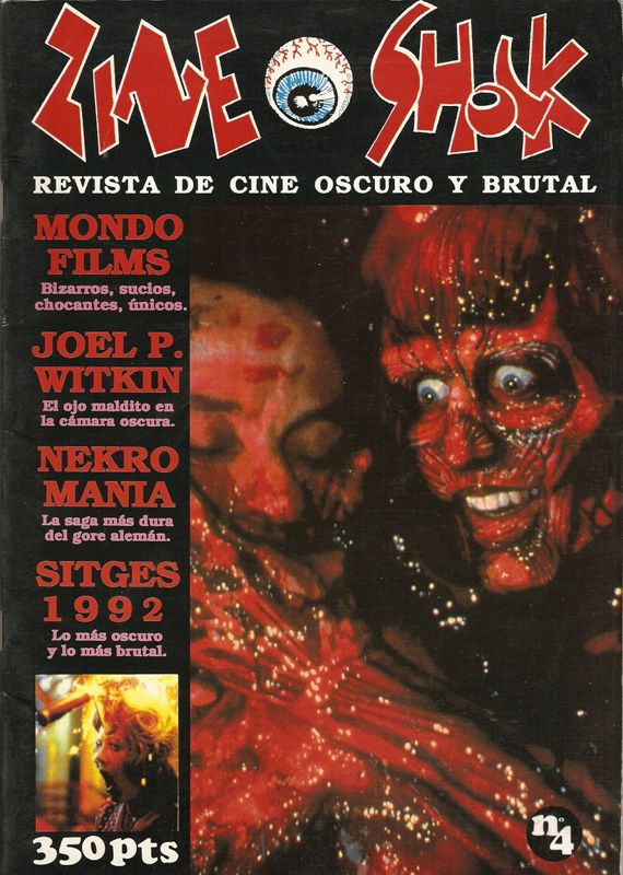 ZINESHOCK magazine side cover Issue 4   1993