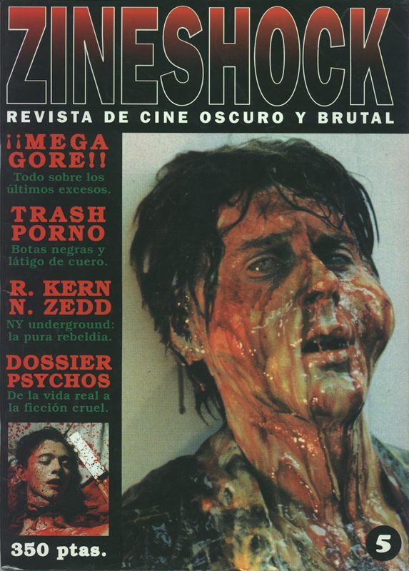 ZINESHOCK magazine side cover Issue 5   1994