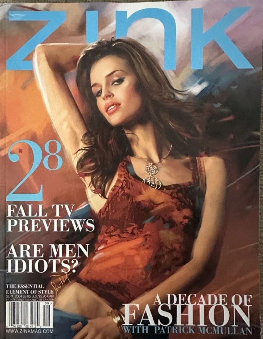 ZINK USA magazine side cover Issue 28  September 2004