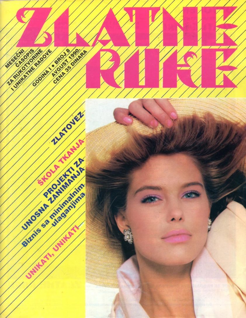 ZLATNE RUKE magazine side cover  August 1990
