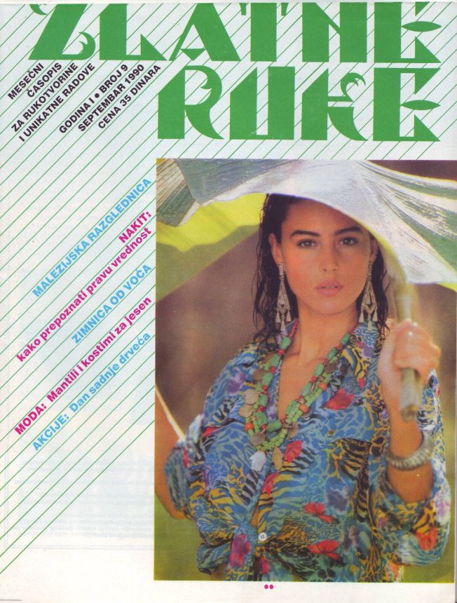 ZLATNE RUKE magazine side cover  September 1990