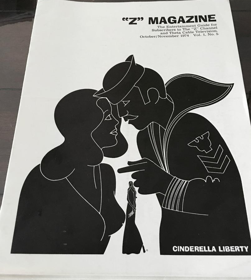 Z MAGAZINE magazine side cover  Vol 1 No  5  October/November 1974
