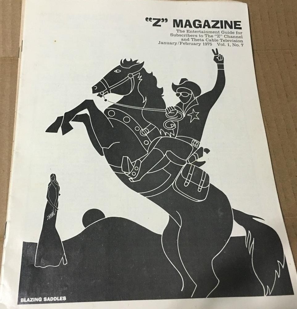 Z MAGAZINE magazine side cover  Vol 1 No  7  January/February 1975