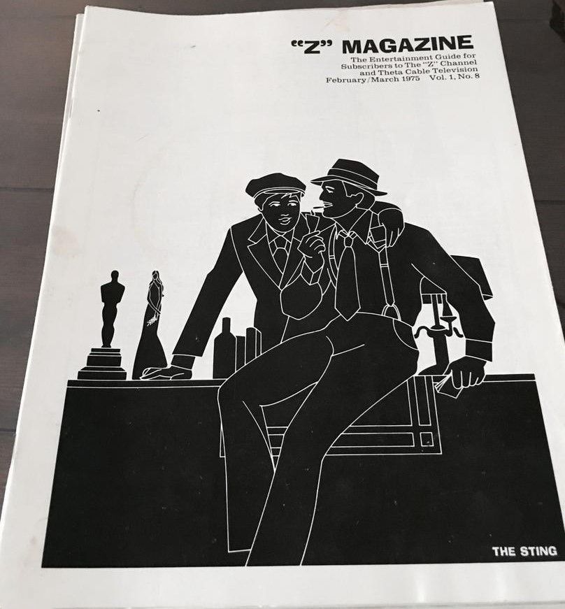 Z MAGAZINE magazine side cover  Vol 1 No  8  February/March 1975